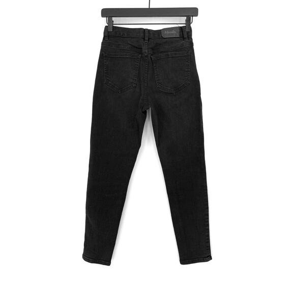 AFENDS High Rise Skinny Jean Washed Black 4 - Picture 9 of 12